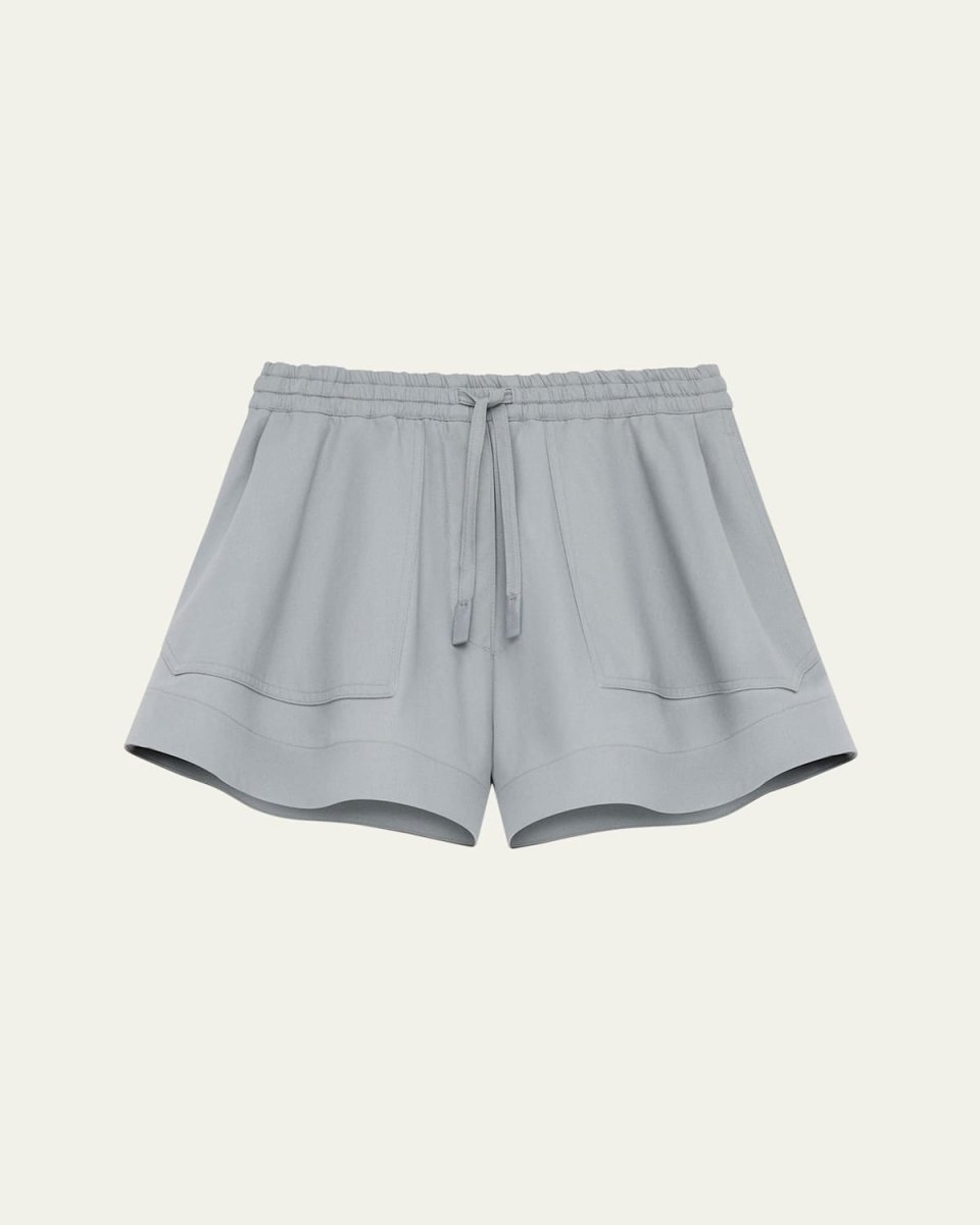 Flared Mini Shorts